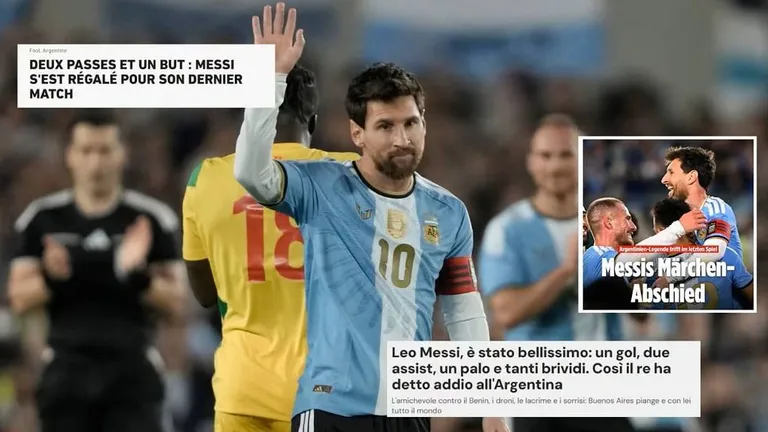 La despedida de Messi dio la vuelta al mundo: así reaccionaron los medios internacionales