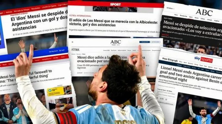 La prensa mundial se rindió a los pies del “10”