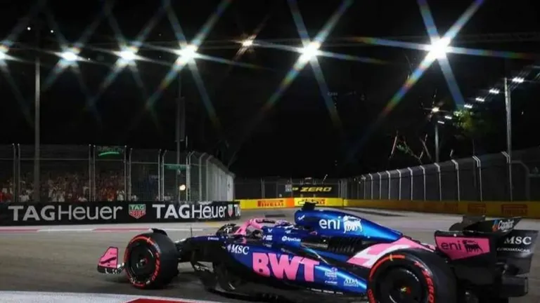 Flojo arranque de Colapinto en el GP de Singapur: terminó 19º con una extraña estrategia