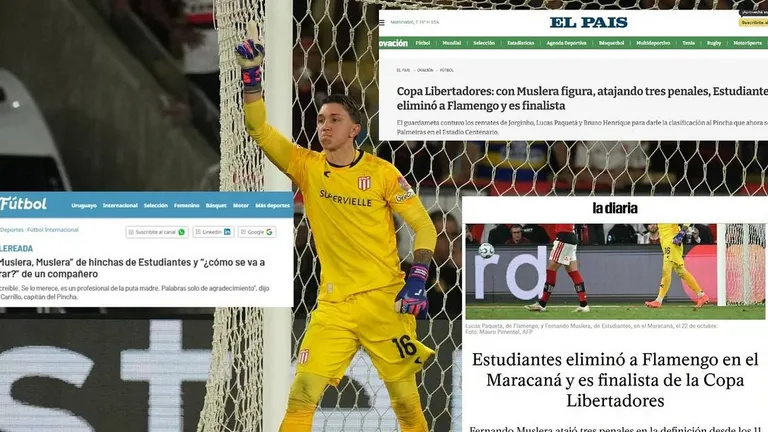 Muslereada: la prensa de Uruguay se rindió ante Muslera después de su actuación ante…
