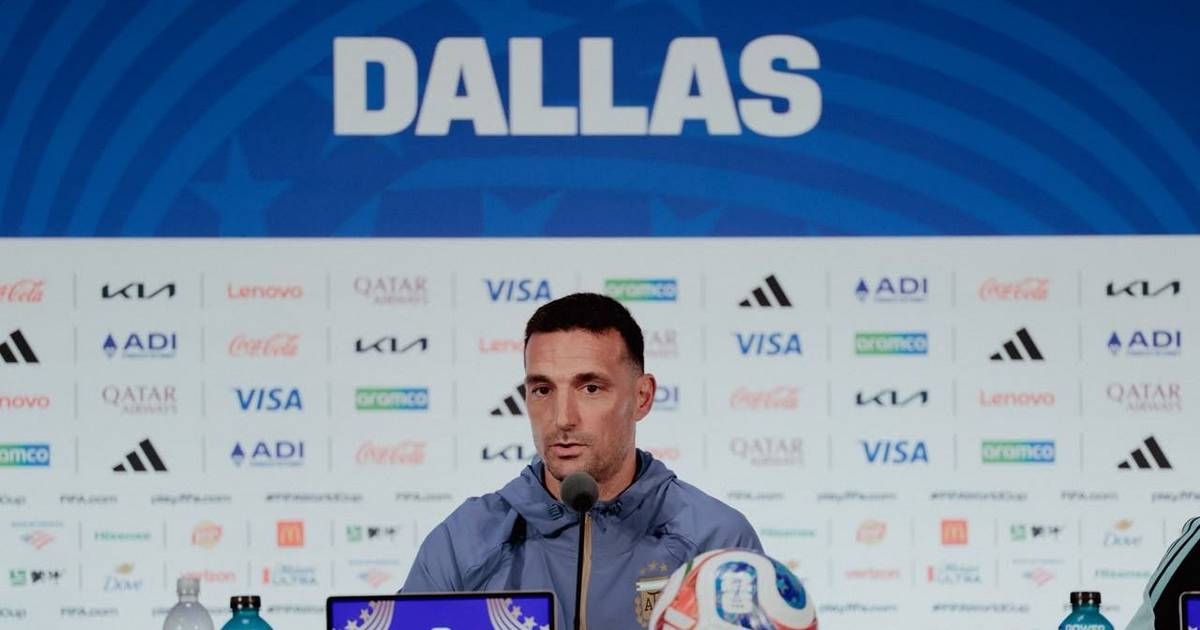 Va a ser suplente mañana: Scaloni confirmó que Messi no será titular contra Jordania