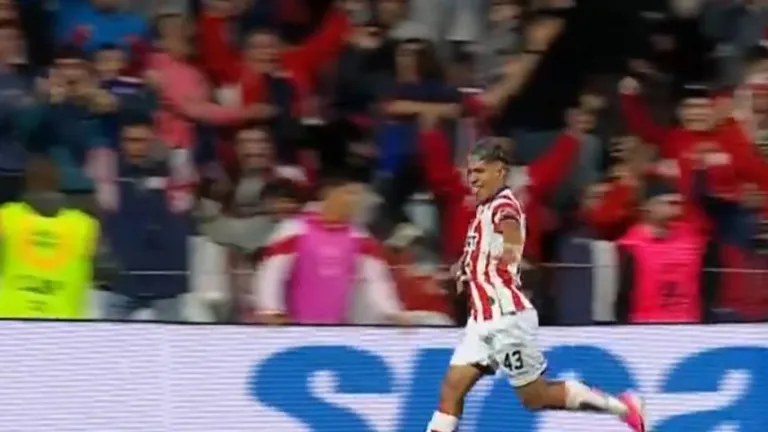 VIDEO | Polémico festejo de Eric Ramírez: marcó para Unión y se acordó de Gimnasia