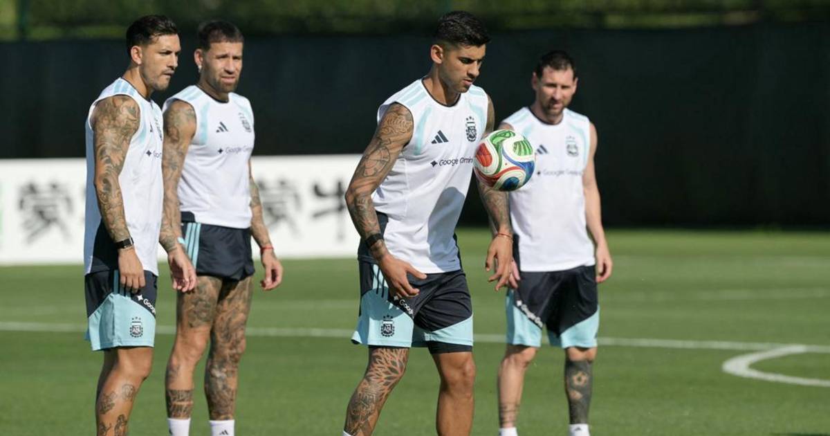 Argentina: Scaloni prueba y el Cuti Romero pide pista