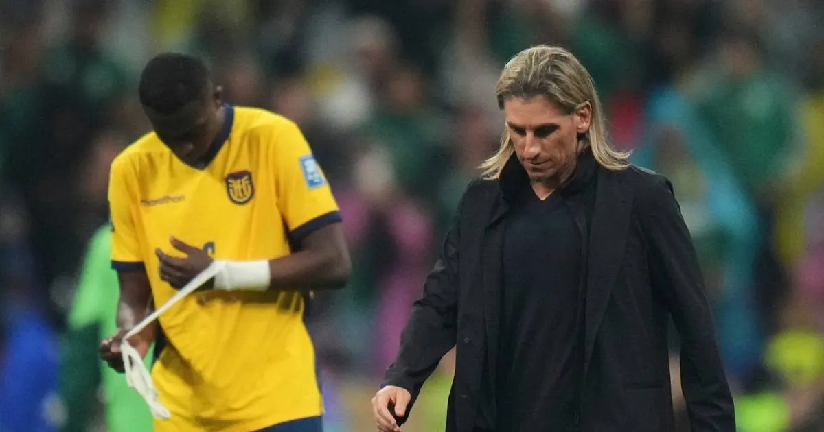 Becaccecce dejó de ser DT de Ecuador tras la eliminación del Mundial