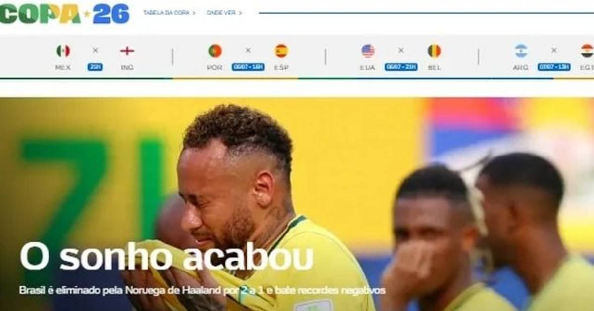 La prensa brasileña destrozó a su selección: "Fracaso histórico"