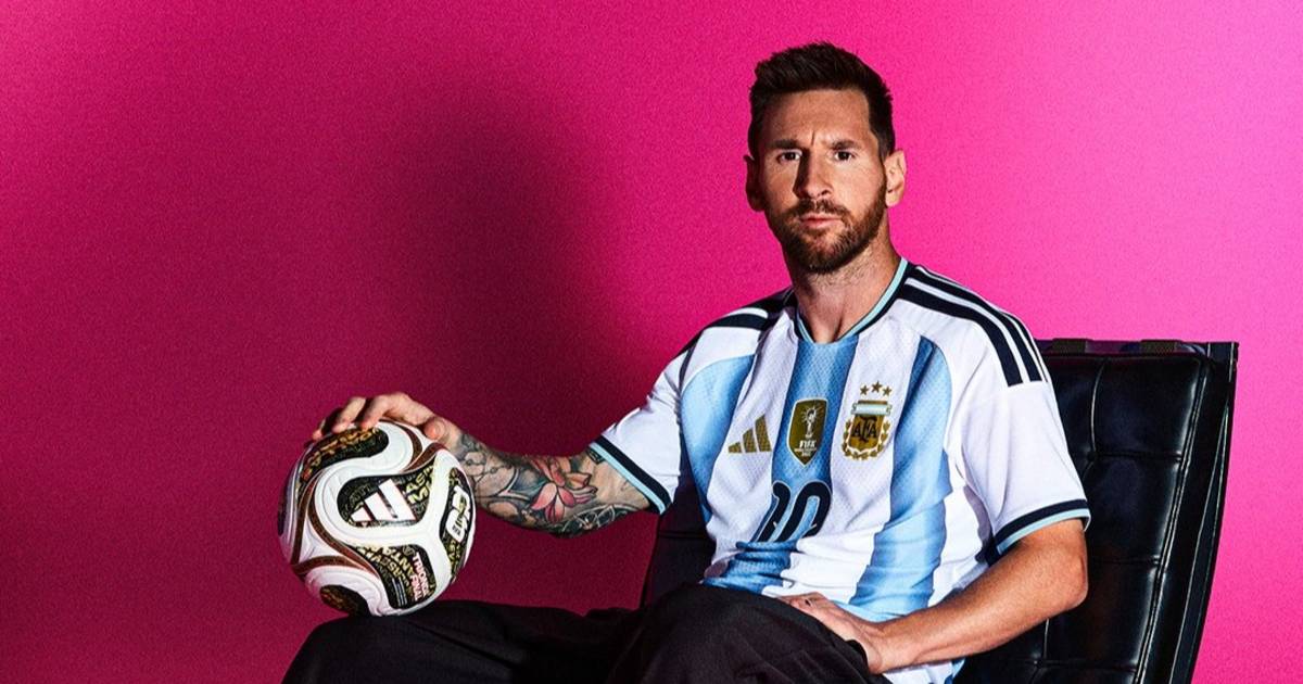 Con una imagen de Messi, Adidas presentó la pelota que se usará para definir al campeón…