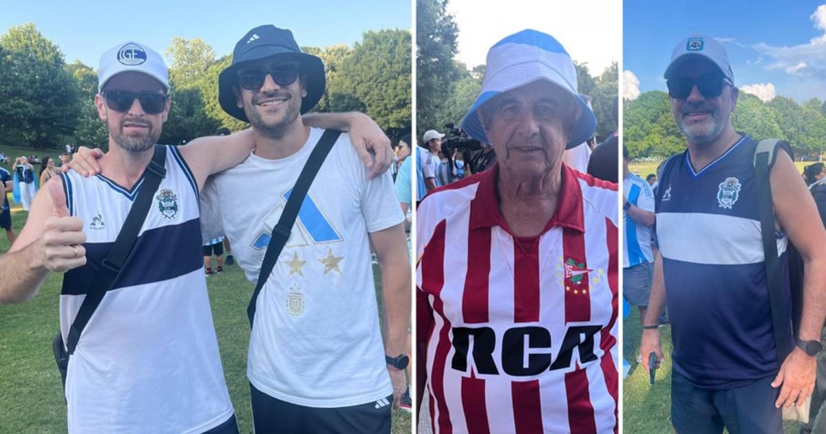 EL DIA EN ATLANTA | Hinchas de Gimnasia y Estudiantes, presentes en el banderazo