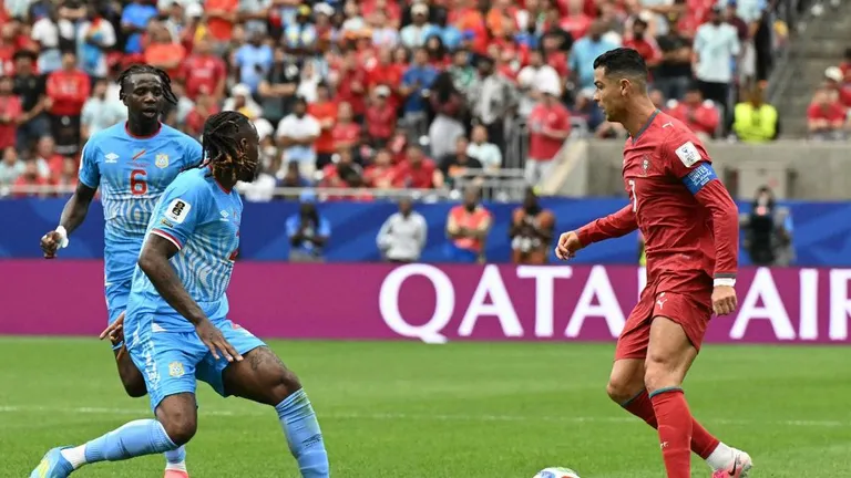 Cristiano, en su sexto Mundial, con Portugal empata 1 a 1 ante RD Congo