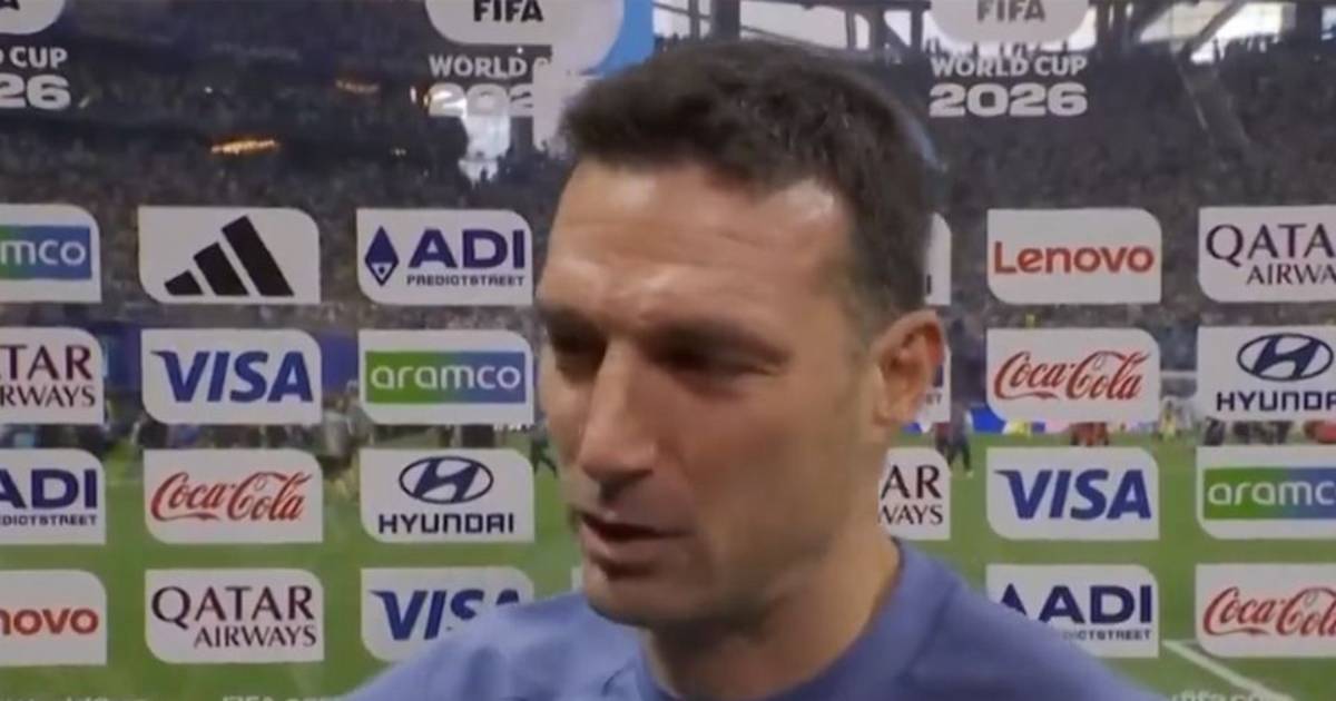 Las lagrimas de Scaloni: "¡Qué grupo de jugadores hermano!"