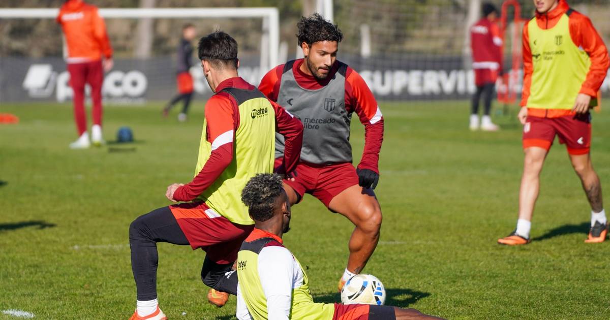 Estudiantes entrenó pensando en el amistoso de mañana ante Aldosivi en UNO