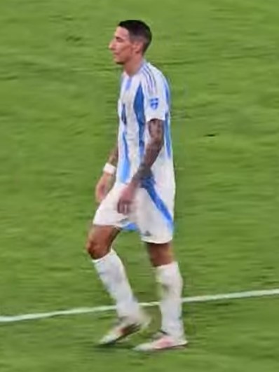 Ángel Di María, who would be replaced by Nicolás González, leaving the match in the 78th minute against Canada in the semifinals of the Copa América 2024.